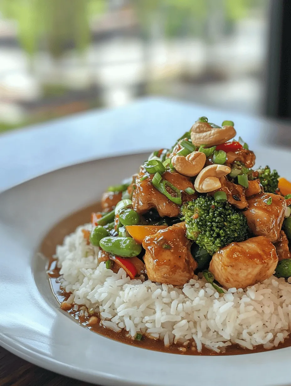 The foundation of any great dish begins with the ingredients. For our Better-Than-Takeout Cashew Chicken, we’ll focus on fresh produce, quality proteins, and bold sauces that come together to create a delightful meal.