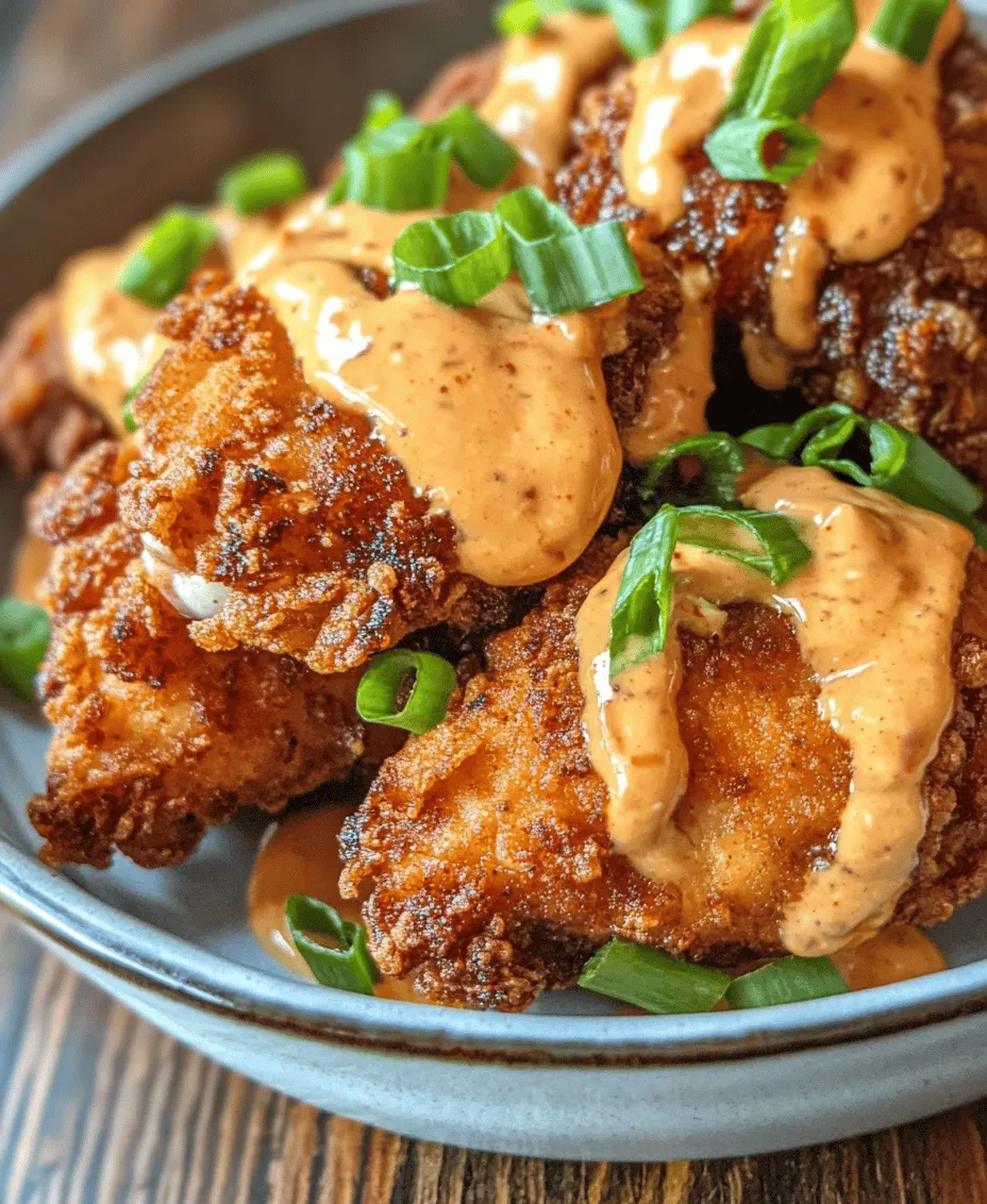 Crispy Bang Bang Chicken is a dish that tantalizes the taste buds and leaves a lasting impression. With its delightful crunch and spicy kick, this dish has swiftly gained a reputation in contemporary cuisine as a must-try for food enthusiasts. Whether you're enjoying a casual weeknight dinner, hosting a lively gathering, or simply craving comfort food, Crispy Bang Bang Chicken delivers on all fronts. The star of this dish is undoubtedly the mouthwatering Bang Bang sauce, which perfectly complements the crispy chicken, creating a harmonious balance of flavors that is hard to resist.
