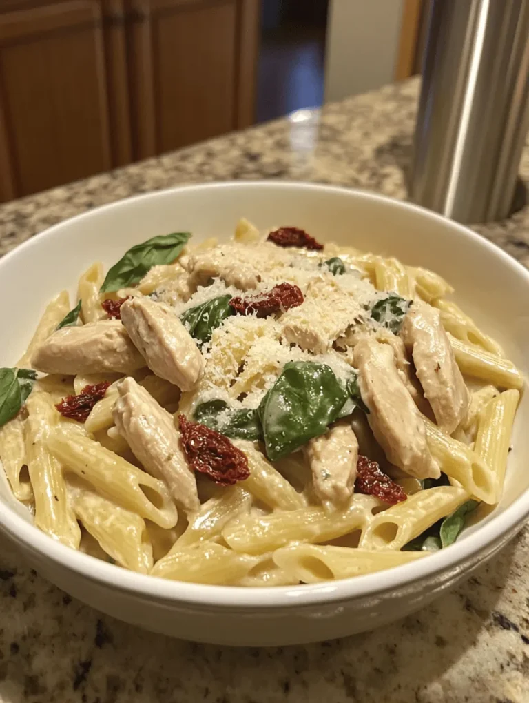 To craft the perfect Easy Tuscan Chicken Pasta, it’s essential to understand the key components that come together to create this delightful dish. Each ingredient plays a vital role in building flavor, texture, and overall appeal. Here’s what you’ll need: