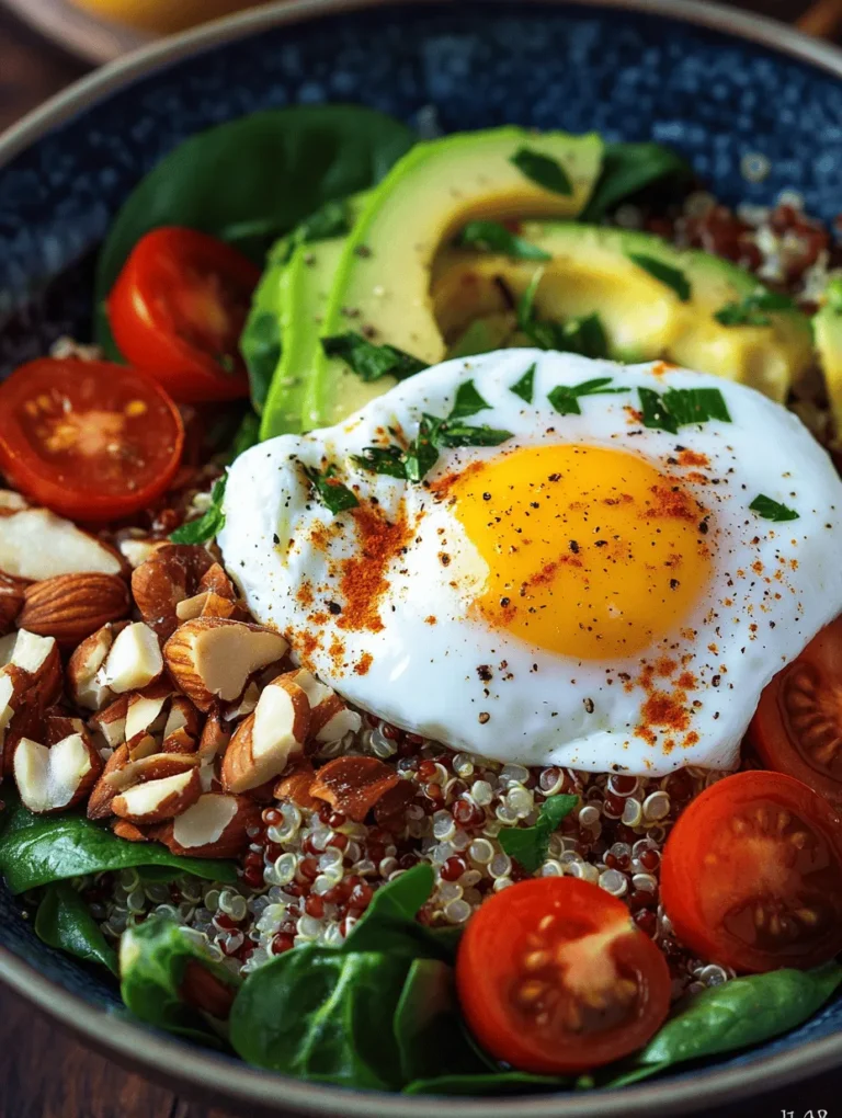 In today's fast-paced world, finding a breakfast that is both nutritious and satisfying can be a challenge. Many individuals often sacrifice a healthy morning meal due to time constraints, opting for quick but less nutritious options instead. However, starting your day with a balanced meal is crucial for maintaining energy levels and promoting overall well-being. Enter the High-Protein Power Breakfast Bowl—a delicious and balanced meal designed to fuel your day.