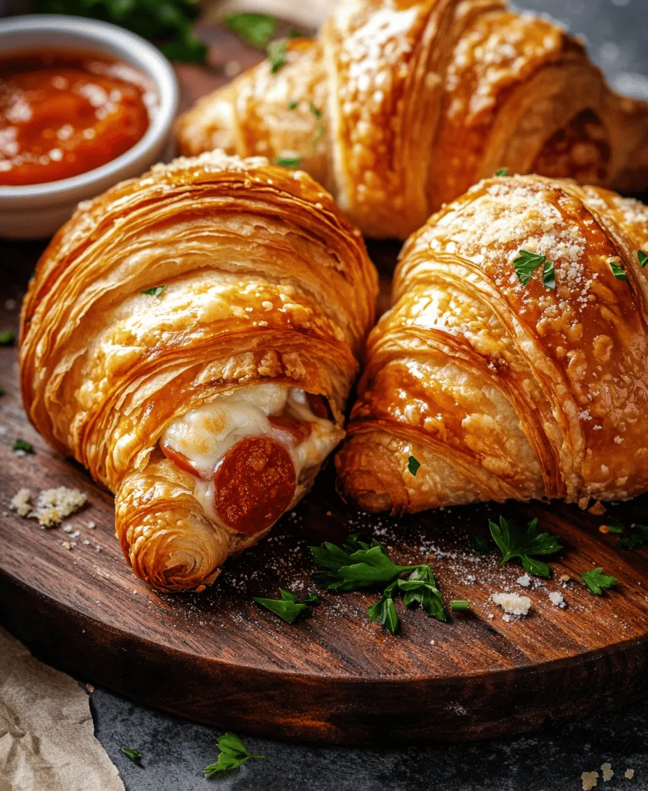 Are you ready to embark on a culinary adventure that blends the flaky, buttery goodness of croissants with the savory, mouthwatering flavors of pizza? Introducing Mozzarella Pepperoni Croissant Rolls! This delightful dish is not only a feast for the taste buds but also a visual treat, perfect for impressing guests at a gathering or simply enjoying a cozy night in with family.