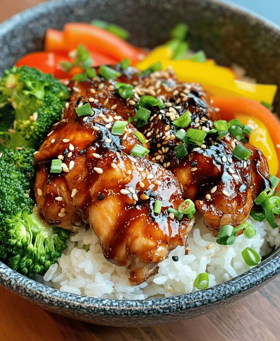The Teriyaki Chicken Rice Bowl is a delightful and versatile dish that has captured the hearts and taste buds of food lovers around the globe. This popular meal combines succulent chicken, vibrant vegetables, and fluffy rice, creating a harmonious balance of flavors and textures that is both satisfying and nourishing. Whether you’re a busy professional looking for a quick weeknight dinner or a meal prep enthusiast wanting to whip up a week’s worth of lunches, this recipe is sure to impress.