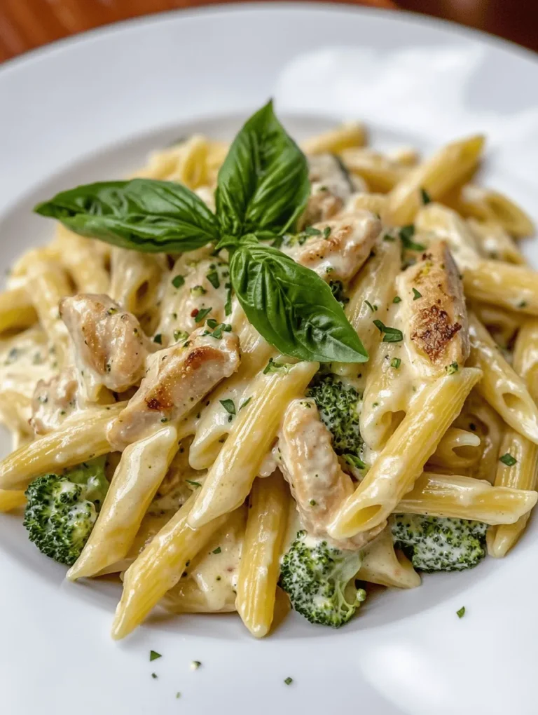 Pasta dishes have long held a place of honor on family dinner tables, and among them, creamy pasta recipes are often the most beloved. One standout option that perfectly balances flavor and nutrition is Creamy Broccoli and Chicken Penne. This dish combines tender pieces of chicken, vibrant broccoli florets, and hearty penne pasta, all enveloped in a luxurious creamy sauce. The result is a comforting meal that delights both the taste buds and the eyes, making it a perfect choice for family dinners, weeknight meals, or even special occasions.