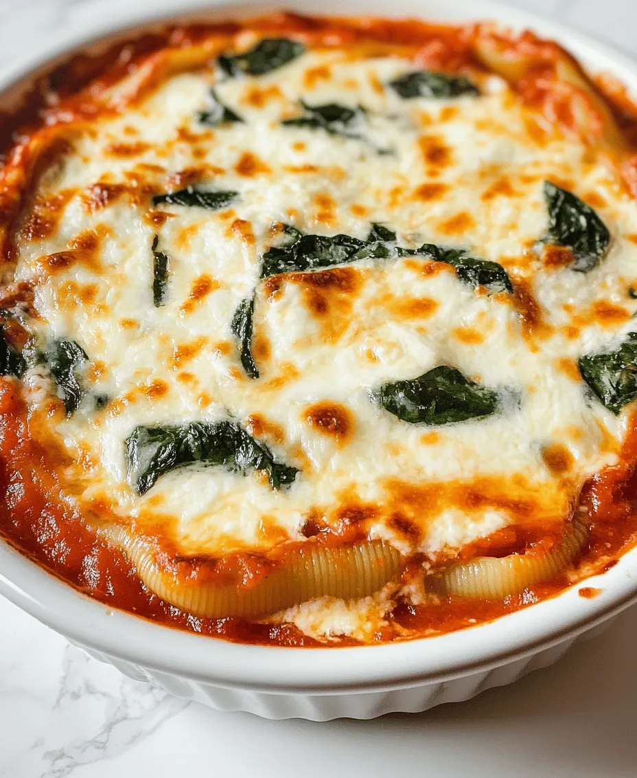Delve into the delightful world of Italian comfort food with our Easy Spinach and Ricotta Stuffed Shells recipe. This dish combines the creamy richness of ricotta cheese with the vibrant freshness of spinach, all enveloped in tender pasta shells and smothered in marinara sauce. Perfect for family dinners or impressing guests, this recipe is not only simple but also packed with flavor.
