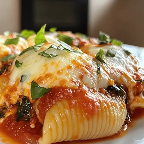 Delve into the delightful world of Italian comfort food with our Easy Spinach and Ricotta Stuffed Shells recipe. This dish combines the creamy richness of ricotta cheese with the vibrant freshness of spinach, all enveloped in tender pasta shells and smothered in marinara sauce. Perfect for family dinners or impressing guests, this recipe is not only simple but also packed with flavor.