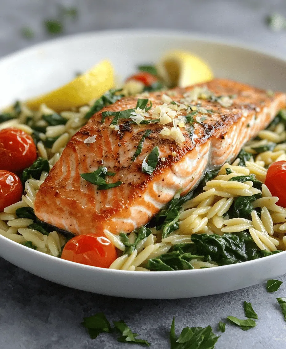 Imagine a vibrant, flavorful dish that brings the taste of the sea right to your dinner table, all while taking minimal effort to prepare. This is exactly what you get with One Skillet Salmon with Zesty Lemon Orzo. This delightful recipe not only pleases the palate with its zesty and fresh flavors, but it also embodies the convenience of a one-skillet meal, making it perfect for busy weeknights. With just a single pan to clean afterward, you can spend less time in the kitchen and more time enjoying your meal with family or friends.