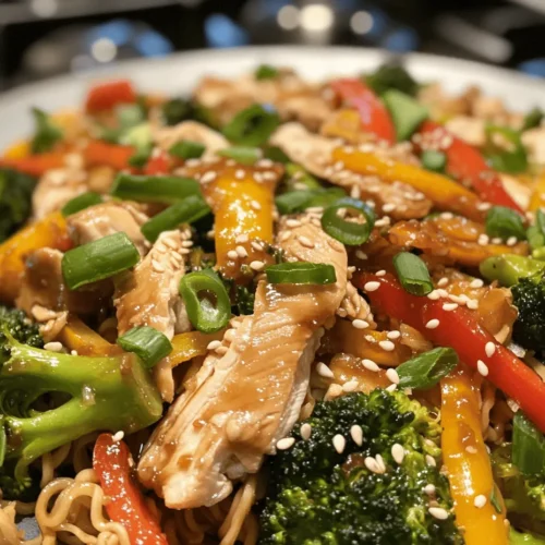 In the fast-paced world we live in today, finding time to prepare a nutritious and satisfying meal can often feel like a daunting task. Enter the Chicken Ramen Stir Fry—a delightful and versatile dish that promises a burst of flavor while being quick and easy to prepare. This recipe is perfect for busy individuals and families seeking to whip up a wholesome meal without spending hours in the kitchen. With its combination of tender chicken, vibrant vegetables, and savory ramen noodles, this dish is not just a meal; it's a celebration of flavors and textures that satisfies both the palate and the body's nutritional needs.