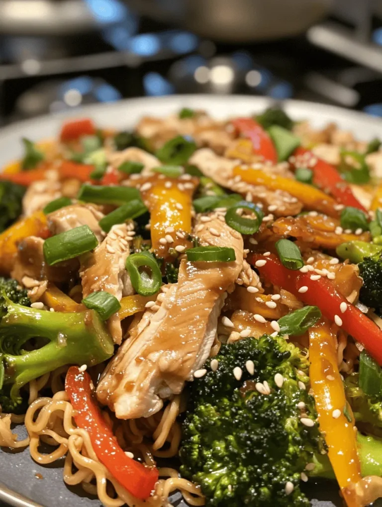 In the fast-paced world we live in today, finding time to prepare a nutritious and satisfying meal can often feel like a daunting task. Enter the Chicken Ramen Stir Fry—a delightful and versatile dish that promises a burst of flavor while being quick and easy to prepare. This recipe is perfect for busy individuals and families seeking to whip up a wholesome meal without spending hours in the kitchen. With its combination of tender chicken, vibrant vegetables, and savory ramen noodles, this dish is not just a meal; it's a celebration of flavors and textures that satisfies both the palate and the body's nutritional needs.