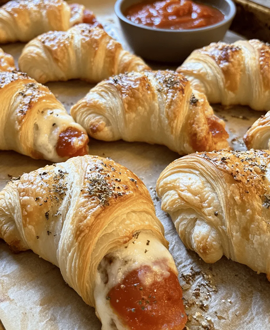 Croissant rolls have gained immense popularity in kitchens around the world, thanks to their flaky texture and buttery flavor that can elevate any meal or snack. The versatility of croissant dough is one of its most appealing qualities; it can be filled with a myriad of ingredients, from sweet jams and chocolate to savory cheeses and meats. One such delightful combination that promises to tantalize your taste buds is the Mozzarella Pepperoni Croissant Rolls. By merging the classic Italian flavors of mozzarella and pepperoni with the light, airy characteristics of a croissant, these rolls create a delicious treat that is perfect for any occasion—be it a quick snack, a savory appetizer for your next gathering, or even a luxurious breakfast option.