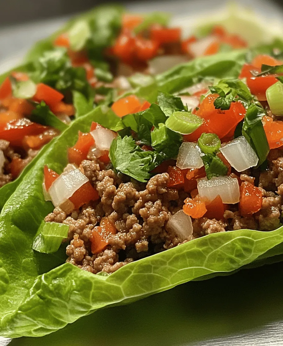 To truly appreciate the depth of flavor in Asian-Style Ground Beef Lettuce Wraps, it’s essential to understand the role each ingredient plays in the dish. Here’s a closer look at the foundational components that make this recipe a standout.