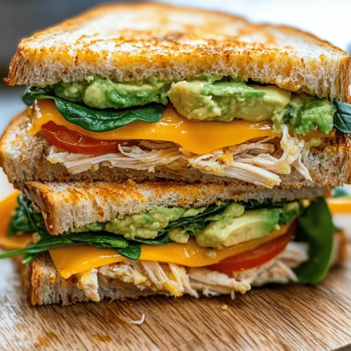 At the heart of the Chicken Avocado Melt Sandwich is the star ingredient: chicken breasts. This lean source of protein is celebrated for its ability to support muscle growth, boost metabolism, and aid in recovery after exercise. A typical serving of chicken breast contains around 31 grams of protein per 100 grams, making it an excellent choice for those looking to increase their protein intake without excessive calories or fat.