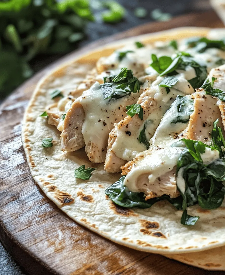 Wraps have become a popular go-to meal option for families and individuals alike, offering a delightful combination of convenience, versatility, and flavor. Whether you’re packing lunch for a busy workday, preparing a quick dinner after a long day, or looking to impress guests with an easy yet delicious dish, wraps provide an ideal solution. Among the myriad of choices available, Cheesy Garlic Chicken Wraps stand out as a truly delectable option that is both simple to prepare and bursting with flavor.