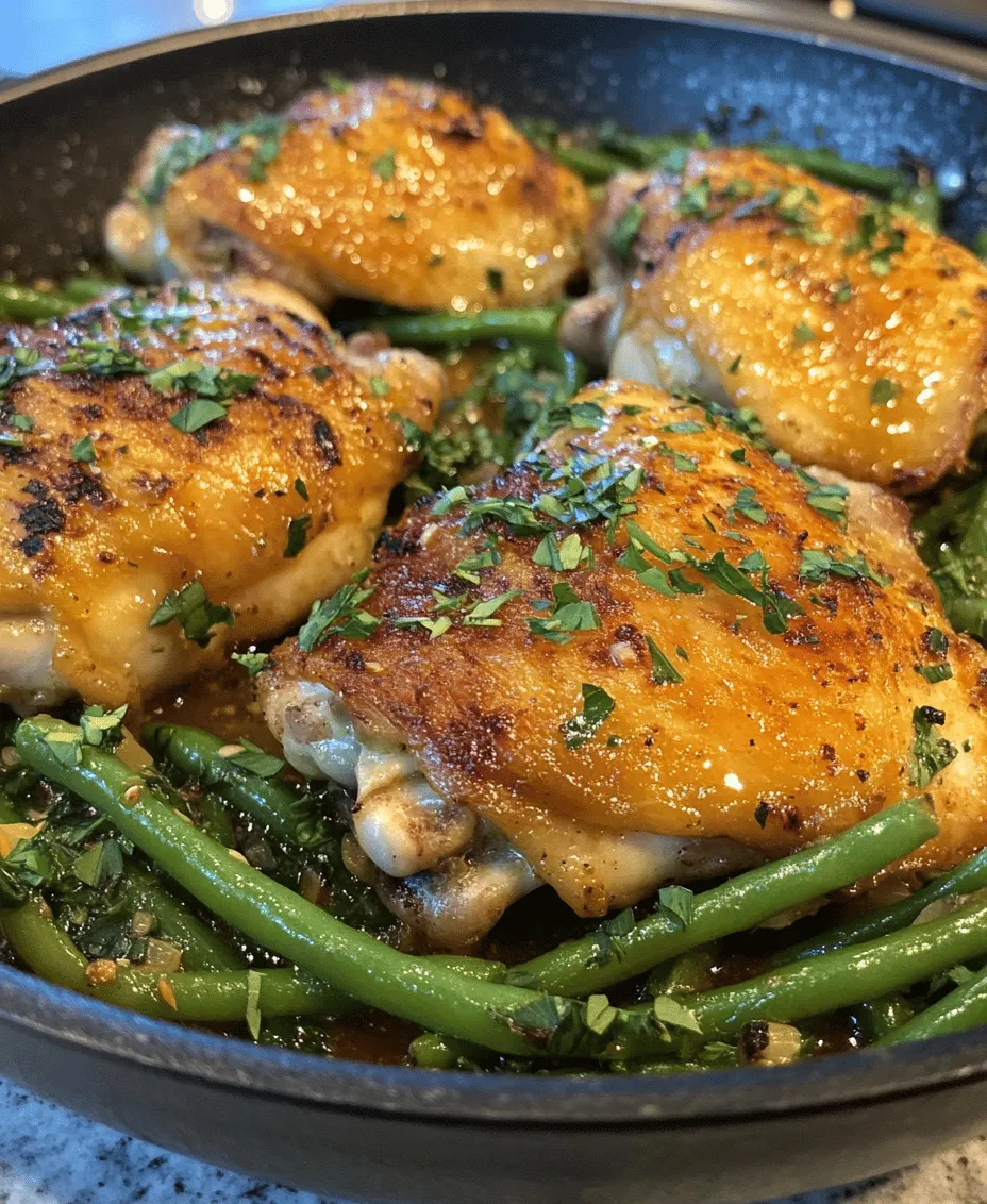 If you're searching for a quick yet flavorful meal that will tantalize your taste buds, look no further than our Lemon Garlic Butter Chicken and Green Beans Skillet. This dish is a perfect representation of comfort food, bringing together the zesty brightness of lemon, the rich creaminess of butter, and the savory depth of garlic. Whether you’re preparing dinner for your family on a busy weeknight or looking to impress guests at a special gathering, this recipe provides a delightful culinary experience that is both satisfying and easy to make.