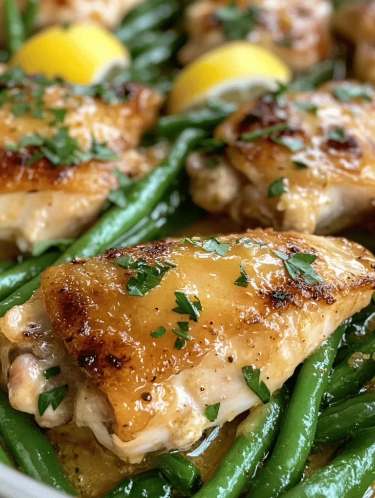 If you're searching for a quick yet flavorful meal that will tantalize your taste buds, look no further than our Lemon Garlic Butter Chicken and Green Beans Skillet. This dish is a perfect representation of comfort food, bringing together the zesty brightness of lemon, the rich creaminess of butter, and the savory depth of garlic. Whether you’re preparing dinner for your family on a busy weeknight or looking to impress guests at a special gathering, this recipe provides a delightful culinary experience that is both satisfying and easy to make.