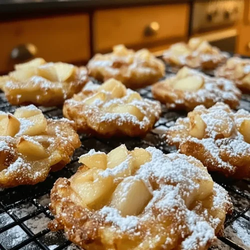 Apple fritters have earned their place as a beloved sweet treat, celebrated for their delightful combination of crispy exterior and tender, apple-filled interior. These round, golden delights are often found at fairs, bakeries, and even home kitchens, where they are cherished for their comforting flavors and nostalgic appeal. Traditional apple fritters can be a bit more time-consuming to prepare, which is where our innovative take, Apple Fritter Bites, comes into play.