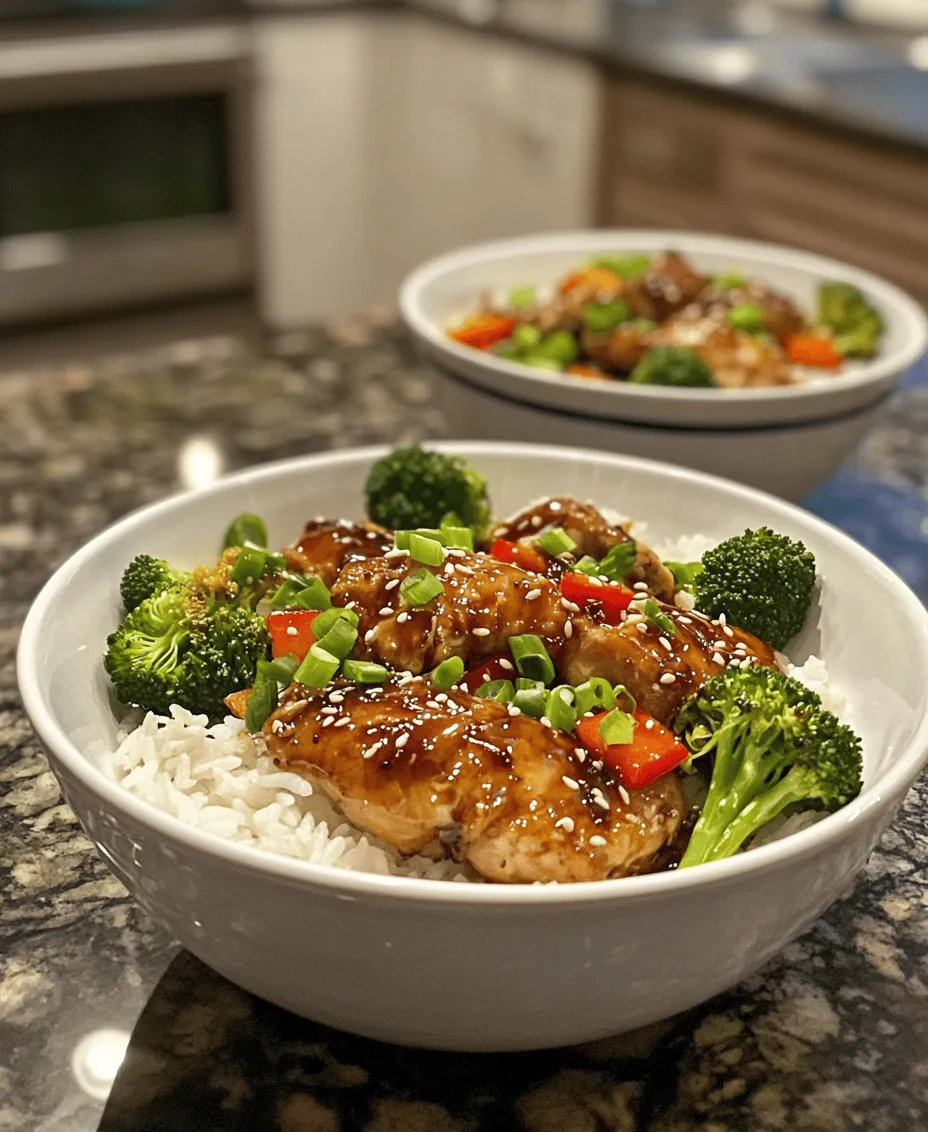 One of the standout features of Sticky Chicken Rice Bowls is their versatility. This recipe can be easily adapted to suit various tastes and dietary preferences. Want to make it vegetarian? Simply swap the chicken for tofu or tempeh, and adjust the marinade accordingly. Looking to add a little extra crunch? Feel free to toss in your favorite nuts or seeds. The dish is perfect for customizing; you can add seasonal vegetables or try different marinades to introduce new flavor profiles. This adaptability makes it a fantastic option for everything from family dinners to meal prep for the week.