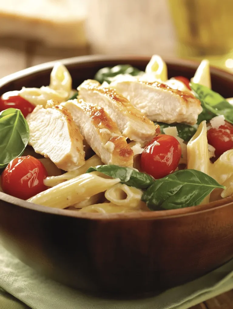 Tuscan cuisine, renowned for its rustic and hearty flavors, draws inspiration from the vibrant landscapes of Tuscany, Italy. This region is known for its fresh ingredients, simple yet impactful preparations, and a strong connection to local agriculture. Tuscan dishes often emphasize the use of quality olive oil, aromatic herbs, and seasonal vegetables, creating meals that are not only delicious but also deeply satisfying. One such dish that captures the essence of Tuscan cooking is the Tuscan Chicken Pasta Delight, a comforting and flavorful pasta dish that is perfect for any occasion.