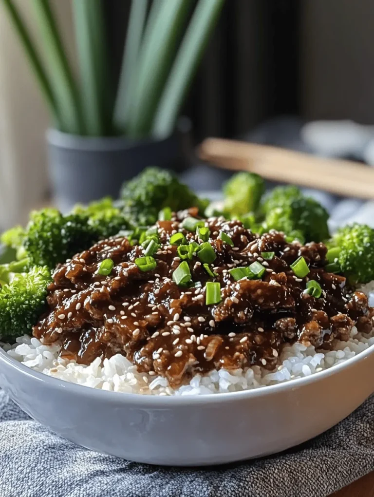 Korean cuisine has gained immense popularity around the globe, celebrated for its bold flavors, diverse ingredients, and rich culinary traditions. From the iconic bibimbap to the flavorful bulgogi, Korean dishes are often characterized by a harmonious balance of savory, sweet, and spicy elements. Among these delightful offerings is the Korean Ground Beef Bowl, a dish that encapsulates the essence of Korean cooking while providing a comforting and satisfying meal.