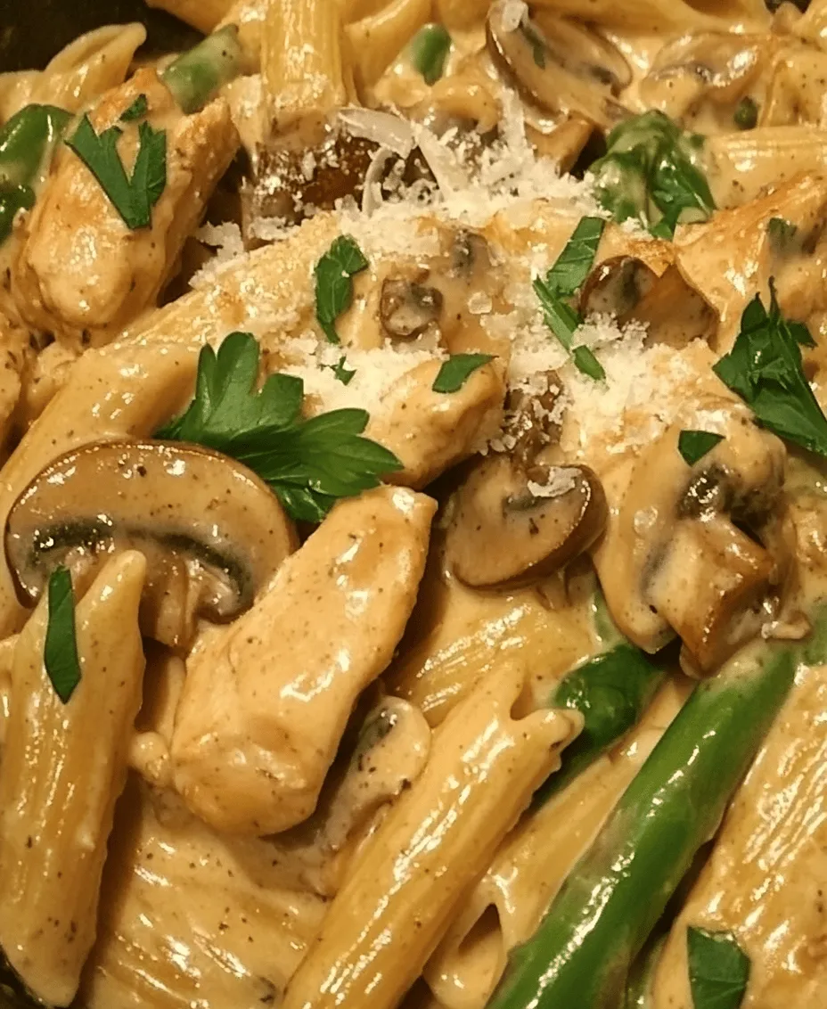 If you’re searching for a dish that perfectly blends comfort and elegance, look no further than Creamy Mushroom and Asparagus Chicken Penne. This delightful pasta dish boasts a creamy texture and vibrant flavors that are sure to tantalize your taste buds. The combination of tender chicken, fresh asparagus, and earthy mushrooms enveloped in a luscious sauce creates a culinary experience that feels indulgent yet is surprisingly easy to prepare.