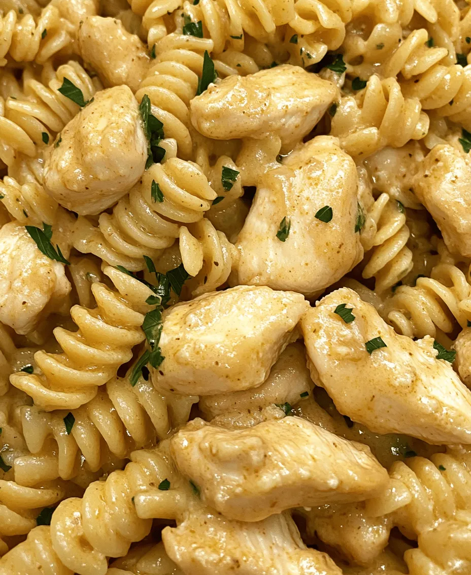 In the realm of comfort food, few dishes manage to captivate the taste buds quite like Creamy Garlic Butter Chicken & Rotini in Parmesan Sauce. This dish is the epitome of cozy indulgence, combining tender chicken breasts, perfectly cooked rotini pasta, and a luxurious creamy sauce that envelopes every bite. The rich flavors of garlic, butter, and Parmesan meld together to create a dish that feels both special and satisfying, making it a beloved choice for weeknight dinners, family gatherings, or even special occasions.