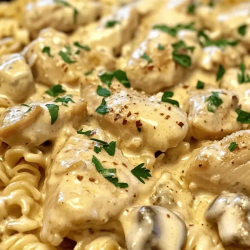 In the realm of comfort food, few dishes manage to captivate the taste buds quite like Creamy Garlic Butter Chicken & Rotini in Parmesan Sauce. This dish is the epitome of cozy indulgence, combining tender chicken breasts, perfectly cooked rotini pasta, and a luxurious creamy sauce that envelopes every bite. The rich flavors of garlic, butter, and Parmesan meld together to create a dish that feels both special and satisfying, making it a beloved choice for weeknight dinners, family gatherings, or even special occasions.