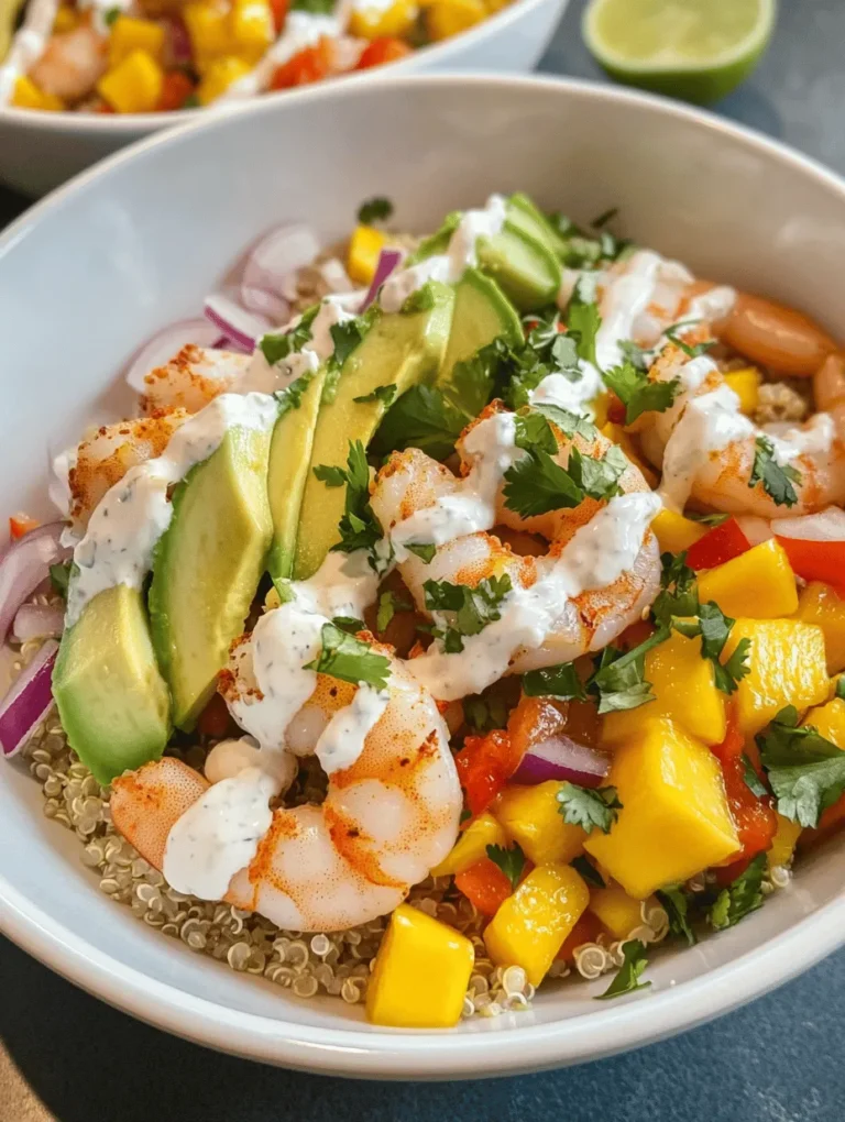 In the realm of contemporary cuisine, few dishes embody vibrant flavors and health-conscious ingredients quite like shrimp and avocado bowls. This delightful meal has surged in popularity, captivating health enthusiasts and food lovers alike with its nutritional benefits and deliciousness. The combination of succulent shrimp, creamy avocados, fluffy quinoa, and a refreshing mango salsa creates a symphony of textures and tastes that tantalizes the palate.