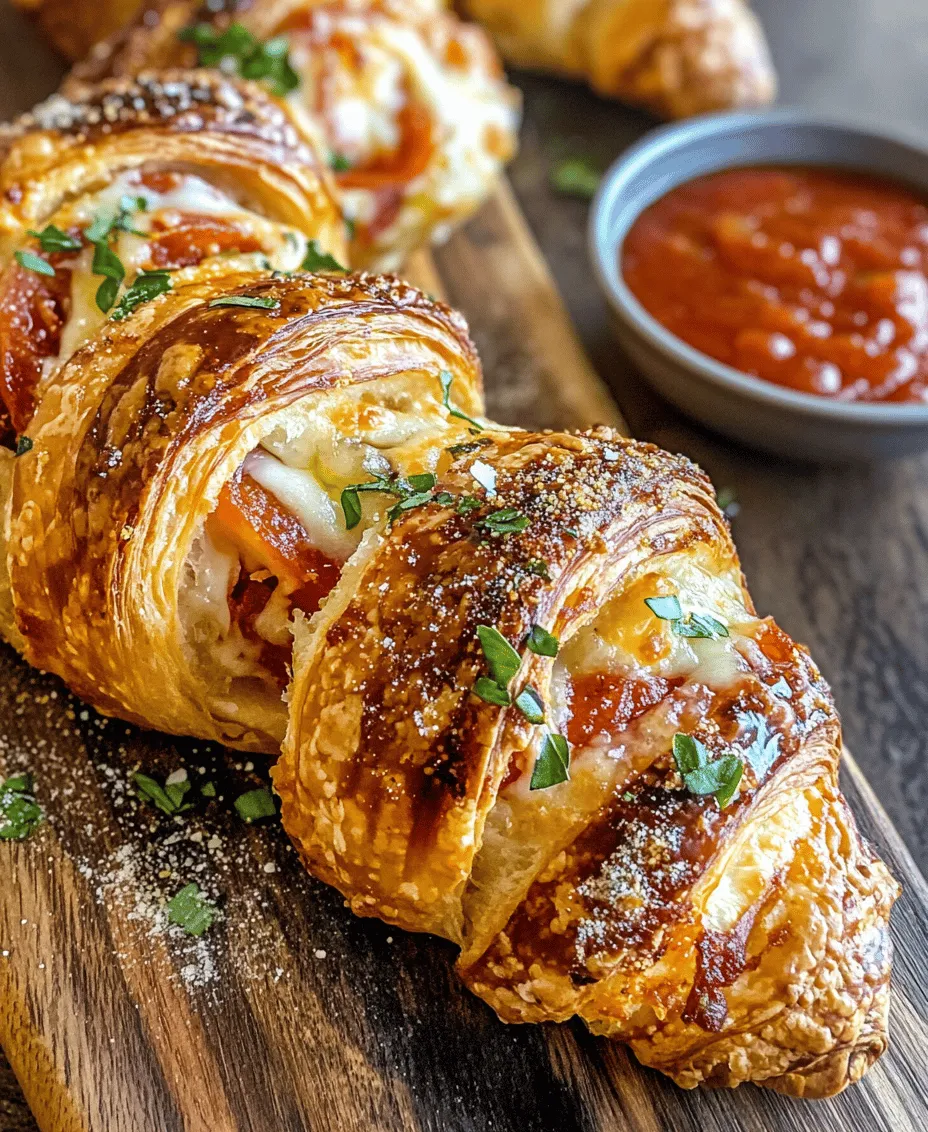 In the world of culinary delights, few snacks can rival the satisfying combination of flakiness, gooeyness, and savory flavor. Enter the Mozzarella Pepperoni Croissant Rolls, a delightful fusion that transforms everyday ingredients into an extraordinary treat. Imagine biting into a golden, flaky croissant that gives way to a cheesy interior bursting with melty mozzarella and spicy pepperoni. Whether you're hosting a party, gearing up for game day, or simply looking for a cozy family dinner option, these croissant rolls promise to be a hit with everyone at the table.