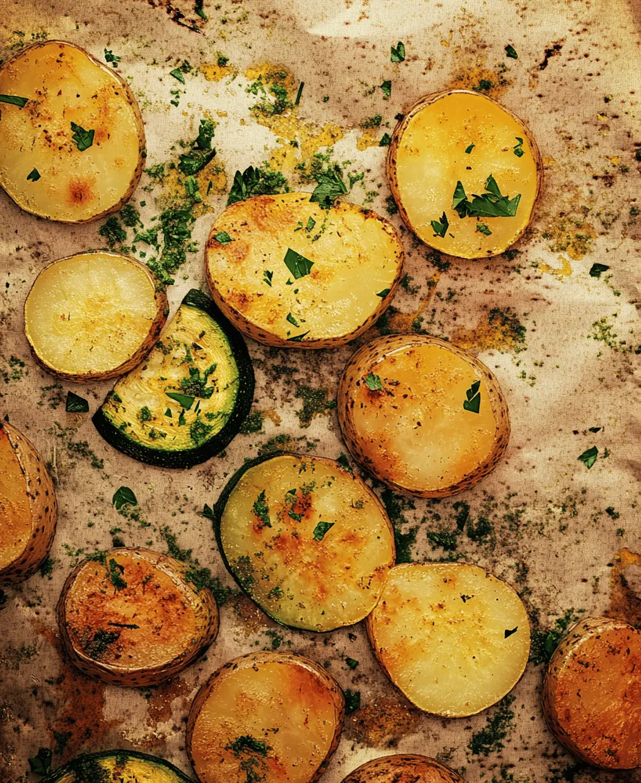When it comes to side dishes that combine ease of preparation with exceptional flavor and nutrition, Garlic Herb Roasted Potatoes, Carrots, and Zucchini stand out as a top choice. This vibrant medley of vegetables not only brings a burst of color to your plate but also offers a delightful array of textures and tastes. Roasting these vegetables caramelizes their natural sugars, resulting in a sweet, savory flavor that is hard to resist. Whether you're serving it alongside a succulent protein or making it the star of a vegetarian meal, this dish is sure to please a crowd.