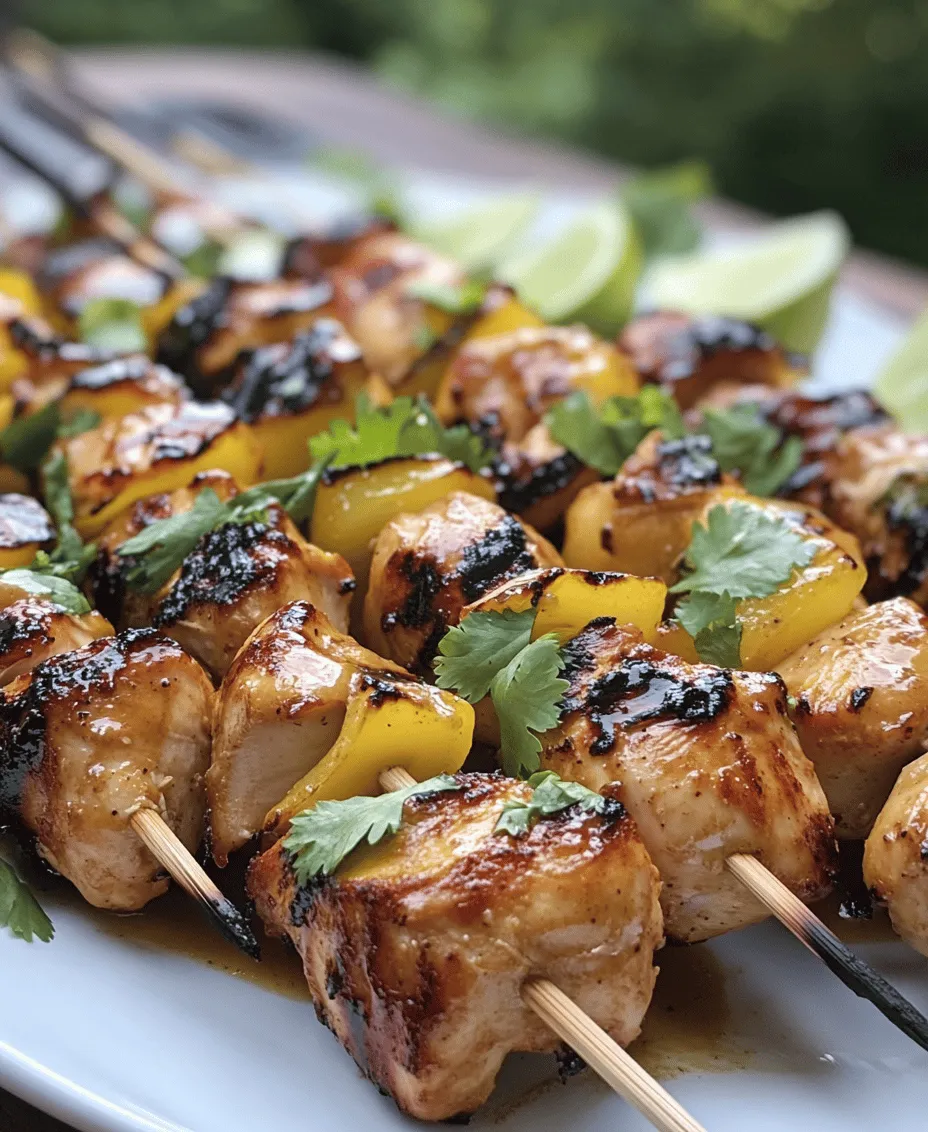 If you're looking for a dish that embodies the vibrant and rich flavors of Thai cuisine while being easy to prepare, look no further than Easy Grilled Thai Chicken Skewers. This delightful dish features juicy chicken marinated in a savory blend of spices, herbs, and sauces, all perfectly grilled to achieve that smoky flavor and charred texture. The appeal of chicken skewers lies in their versatility; they can be served as a main course for a summer barbecue, as finger food at a party, or even as a quick weeknight dinner. With their colorful presentation and mouthwatering taste, these skewers are sure to impress your family and friends.
