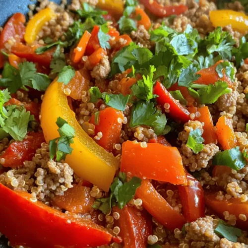 In the world of culinary delights, few dishes can boast both vibrant colors and a mouth-watering flavor profile quite like the Colorful Ground Turkey and Peppers Delight. This dish is a celebration of fresh ingredients, combining lean protein with a variety of colorful vegetables to create a meal that is not only visually appealing but also nourishing and satisfying. Whether you're looking for a quick weeknight dinner or a dish to impress guests, this recipe checks all the boxes.
