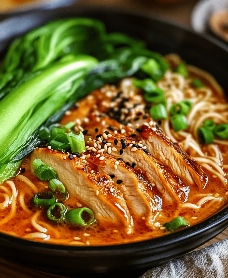 Ramen has become a beloved dish worldwide, transcending its origins in Japan to capture the hearts (and taste buds) of food enthusiasts everywhere. Its versatility and comforting nature make it a favorite for many, whether enjoyed as a quick meal or a gourmet experience. Today, we’re diving into a unique twist on this classic favorite: Fiery Chicken Ramen with Creamy Garlic Sauce. This recipe combines the explosive flavors of spicy chicken, creamy garlic sauce, and fresh vegetables, creating a bowl of ramen that tantalizes the taste buds and warms the soul.
