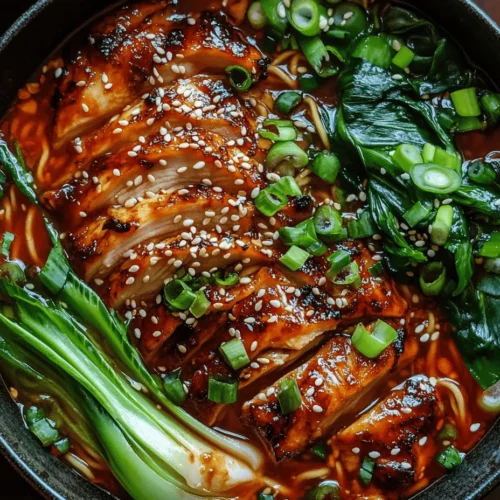 Ramen has become a beloved dish worldwide, transcending its origins in Japan to capture the hearts (and taste buds) of food enthusiasts everywhere. Its versatility and comforting nature make it a favorite for many, whether enjoyed as a quick meal or a gourmet experience. Today, we’re diving into a unique twist on this classic favorite: Fiery Chicken Ramen with Creamy Garlic Sauce. This recipe combines the explosive flavors of spicy chicken, creamy garlic sauce, and fresh vegetables, creating a bowl of ramen that tantalizes the taste buds and warms the soul.