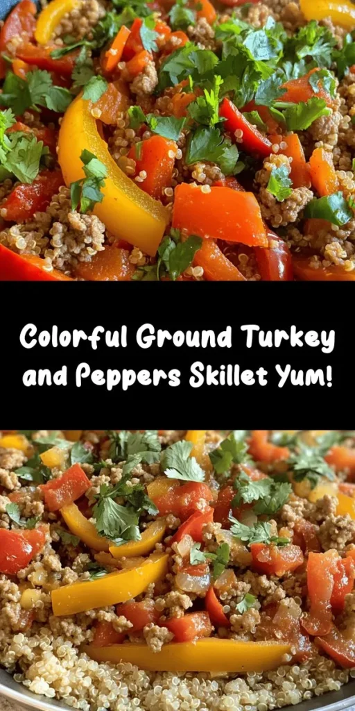 Looking for a vibrant and healthy dinner option? Try this Colorful Ground Turkey and Peppers Delight! With just one skillet, you'll sauté bell peppers, onions, and garlic, then add ground turkey and seasonings for a burst of flavor. Toss in diced tomatoes for extra juiciness. Serve it over quinoa or rice for a complete meal perfect for the whole family. Quick to prepare and packed with nutrition, this dish is a weeknight winner!