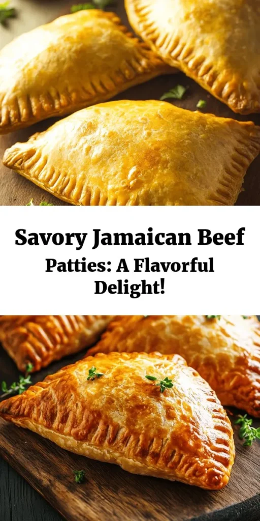 Bring a taste of the Caribbean to your kitchen with these delightful Jamaican Beef Patties! This easy recipe features a vibrant turmeric or curry-flavored pastry enveloping a savory filling of ground beef, onions, and spicy Scotch bonnet pepper. Perfect for lunch, snacks, or gatherings, these golden pastries are sure to impress. Bake them until they're crispy and golden, and enjoy them hot with your favorite dipping sauce. A delicious journey awaits!