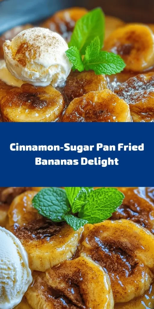 Indulge in these sublime pan-fried cinnamon bananas that are ready in just 15 minutes! This easy recipe combines ripe bananas, butter, brown sugar, and a sprinkle of cinnamon for a delightful treat. Sauté until golden brown and serve warm with a scoop of ice cream or Greek yogurt for the perfect dessert. Garnish with fresh mint for an extra touch. Try this simple yet delicious dish that will impress your guests or satisfy your sweet cravings!