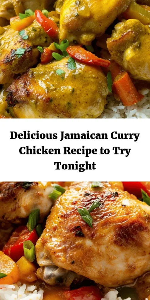 Indulge in the vibrant flavors of the Caribbean with this Authentic Jamaican Curry Chicken recipe! Tender chicken is marinated in a blend of Jamaican curry powder, allspice, garlic, and ginger, then simmered with colorful veggies and rich coconut milk for a truly delicious dish. Perfect for pairing with rice, this easy-to-follow recipe will transport your taste buds straight to Jamaica. Enjoy a taste of the islands with every bite!