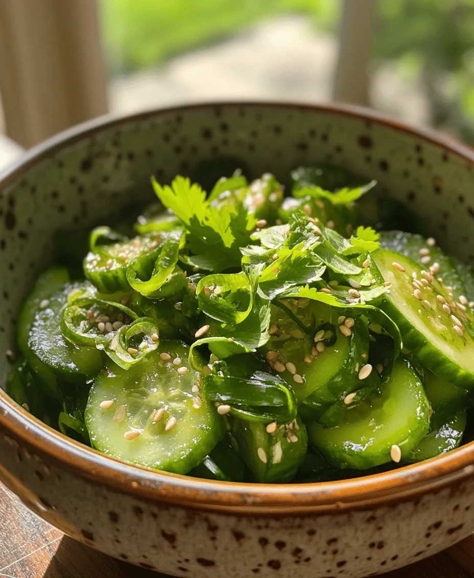 To create the perfect Crunchy Asian Cucumber Salad, it’s essential to understand the key ingredients that contribute to its unique flavor profile and texture. Each element plays a vital role in crafting a dish that is not only delicious but also visually appealing.