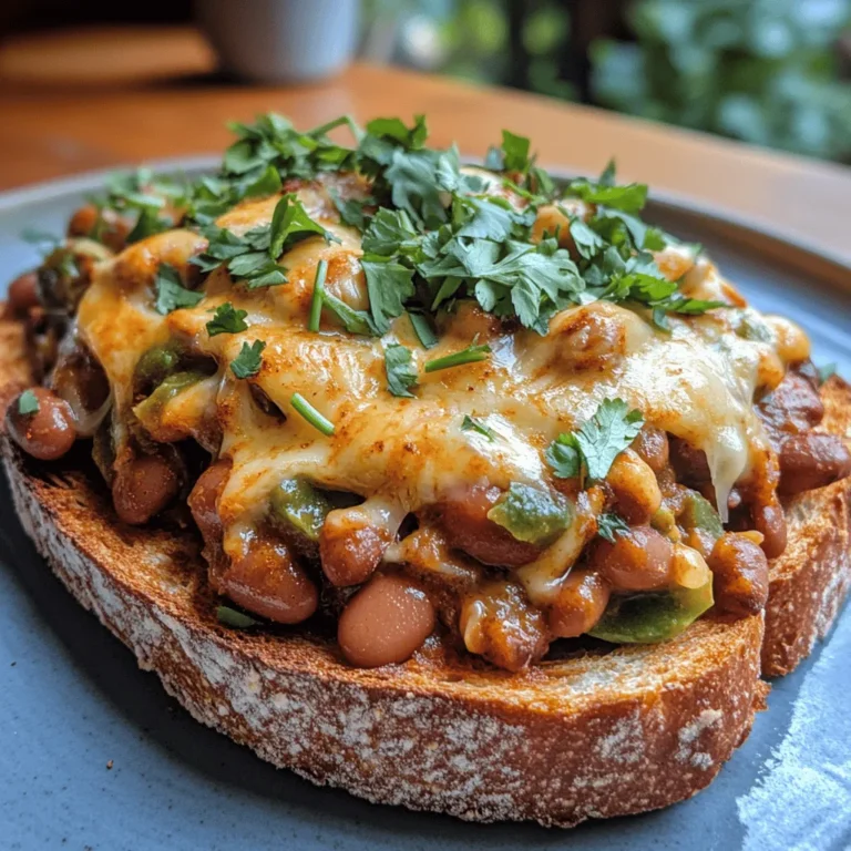 Cheesy Masala Beans on Toast is a delightful dish that marries the essence of Indian cuisine with the comforting familiarity of cheesy toast. This innovative recipe transforms simple ingredients into a vibrant meal that excites the taste buds and satisfies hunger. The fusion of spices and creaminess creates a delightful culinary experience that is both hearty and comforting, making it a perfect choice for any time of the day.