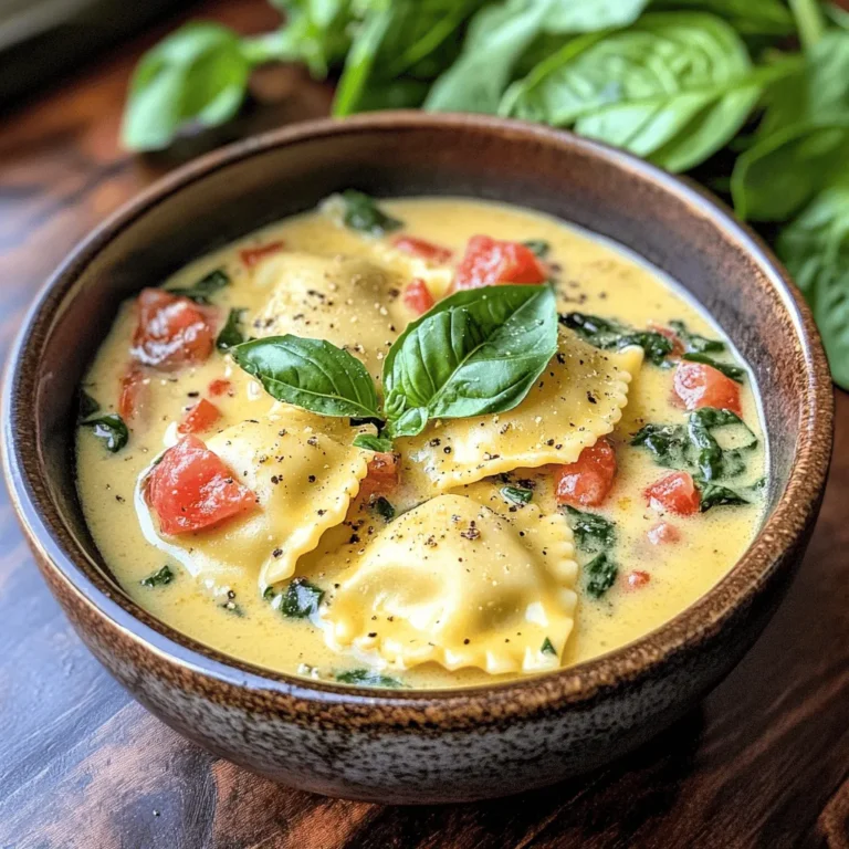 As the weather cools and the days shorten, there's nothing quite like a warm bowl of soup to provide comfort and nourishment. This Creamy Tuscan Ravioli Soup embodies the essence of Italian cuisine, merging the heartiness of a classic soup with the delightful texture and flavor of ravioli. Not only is this dish irresistibly delicious, but it also serves as a versatile option for family dinners, meal prep, or cozy nights spent at home.