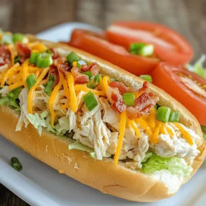 Subs and sandwiches have long been a staple of casual dining, loved for their convenience and versatility. Whether at a picnic, game day gathering, or simply a quick lunch, these handheld delights provide endless possibilities. Among the many variations available, the Chopped Chicken Bacon Ranch Sub stands out as a crowd-pleaser that combines savory, crunchy, and creamy elements into every bite. This delicious, easy-to-make sub is perfect for any occasion, bringing together tender chicken, crispy bacon, creamy ranch dressing, and melted cheese, all nestled in a soft sub roll.