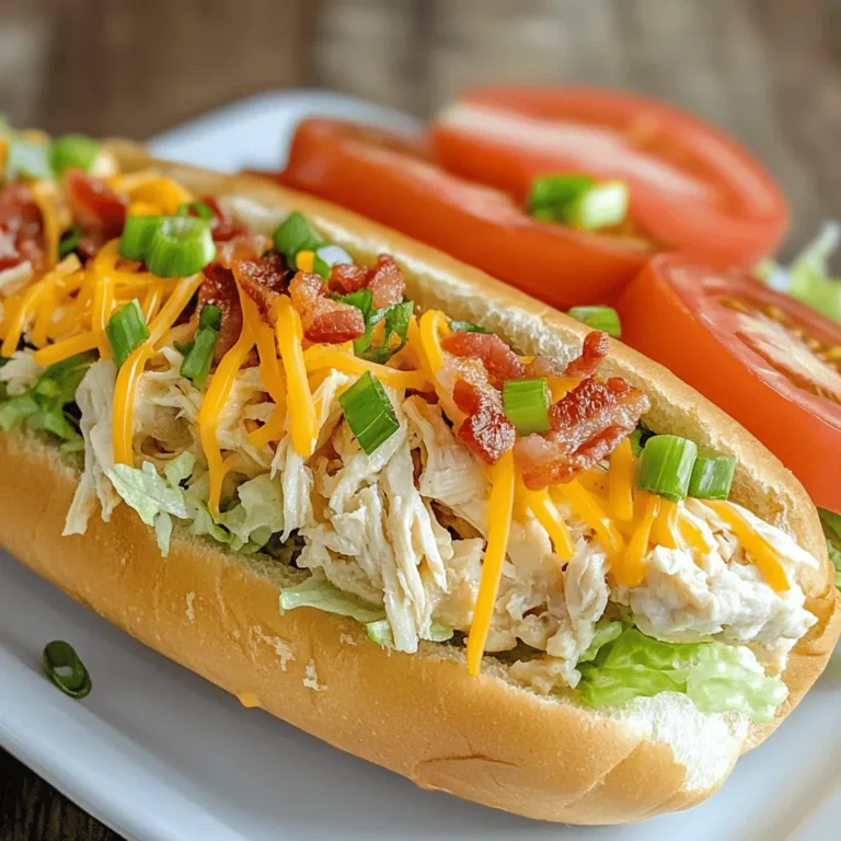 Subs and sandwiches have long been a staple of casual dining, loved for their convenience and versatility. Whether at a picnic, game day gathering, or simply a quick lunch, these handheld delights provide endless possibilities. Among the many variations available, the Chopped Chicken Bacon Ranch Sub stands out as a crowd-pleaser that combines savory, crunchy, and creamy elements into every bite. This delicious, easy-to-make sub is perfect for any occasion, bringing together tender chicken, crispy bacon, creamy ranch dressing, and melted cheese, all nestled in a soft sub roll.