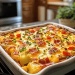Breakfast casseroles have become a beloved staple in many households, transforming the way we enjoy our first meal of the day. These hearty dishes combine various ingredients into a single, baked creation that not only saves time but also pleases the palate. Among the myriad of breakfast casserole recipes, the Cheesy Bacon Potato Breakfast Casserole stands out for its rich flavors and comforting essence. This dish is the perfect blend of crispy bacon, tender potatoes, and melty cheese, making it a go-to option for breakfast enthusiasts and busy families alike.