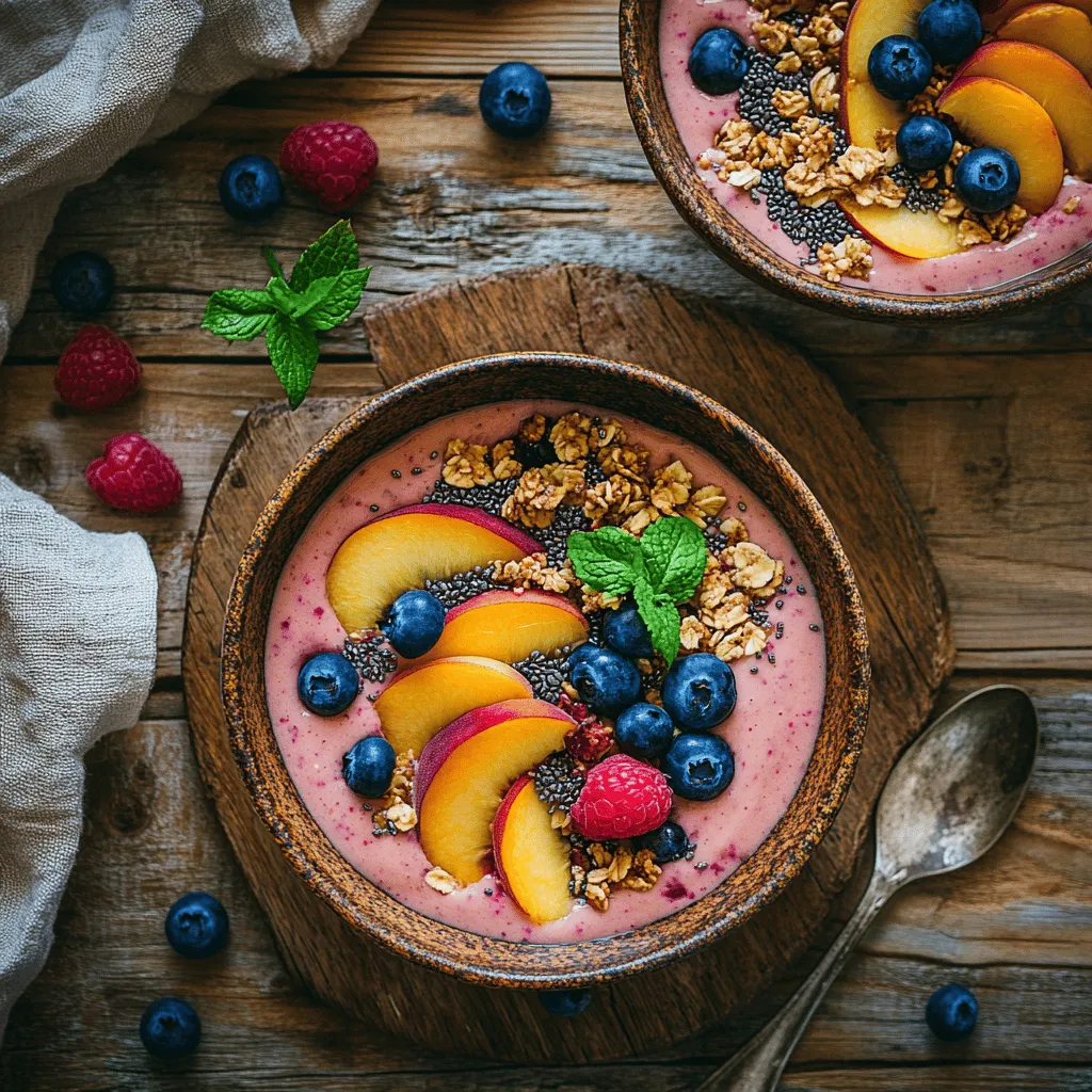 In recent years, smoothie bowls have taken the culinary world by storm, evolving from a simple health food trend into a vibrant breakfast or snack option beloved by many. These visually appealing bowls combine the goodness of smoothies with a variety of toppings, transforming a quick beverage into a satisfying meal. Packed with nutrients and bursting with flavor, smoothie bowls offer a delicious way to start your day or recharge during a mid-afternoon slump. As we embrace the warmer months, the refreshing peach smoothie bowl stands out as an ideal summer treat that not only quenches your thirst but also tantalizes your taste buds.