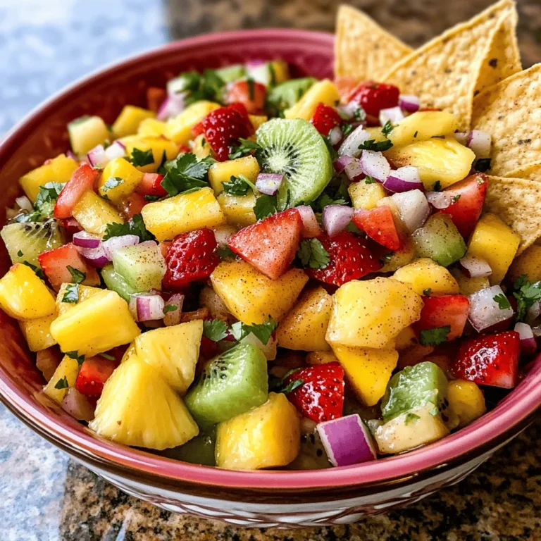 As the summer sun shines brightly, the craving for fresh, vibrant flavors becomes almost irresistible. There’s something inherently refreshing about incorporating seasonal fruits into your meals. One of the most delightful ways to enjoy these natural flavors is by making Tropical Fruit Salsa with Cinnamon Chips. This dish effortlessly combines sweet and tangy fruits with a crunchy, cinnamon-sugar coating, making it a perfect treat for hot days, gatherings, and outdoor picnics.