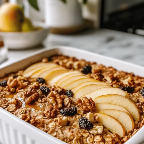 In today's fast-paced world, finding a nutritious breakfast that is both delicious and easy to prepare can be a challenge. Many of us are searching for ways to kickstart our mornings with something wholesome, yet time-efficient. Enter the Irresistible Healthy Apple Oatmeal Breakfast Bakeāa warm, comforting dish that combines the wholesome goodness of oats with the natural sweetness of apples. This recipe not only satisfies your taste buds but also provides a hearty start to your day, packed with fiber and essential nutrients.