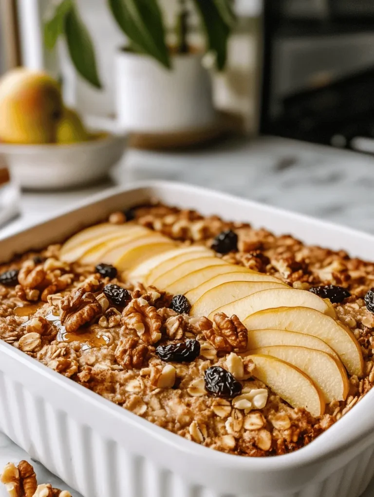 In today's fast-paced world, finding a nutritious breakfast that is both delicious and easy to prepare can be a challenge. Many of us are searching for ways to kickstart our mornings with something wholesome, yet time-efficient. Enter the Irresistible Healthy Apple Oatmeal Breakfast Bake—a warm, comforting dish that combines the wholesome goodness of oats with the natural sweetness of apples. This recipe not only satisfies your taste buds but also provides a hearty start to your day, packed with fiber and essential nutrients.