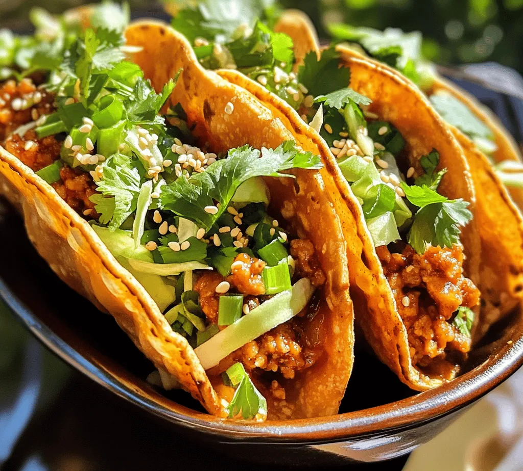 Asian Chicken Wonton Tacos are a delightful culinary innovation that beautifully marries the vibrant flavors of Asian cuisine with the classic format of a taco. This unique dish has gained popularity in recent years, becoming a favorite among food enthusiasts who appreciate the versatility of both Asian and Mexican cuisines. The concept of using wonton wrappers as taco shells is not just creative but also adds an exciting texture and flavor profile to the dish.