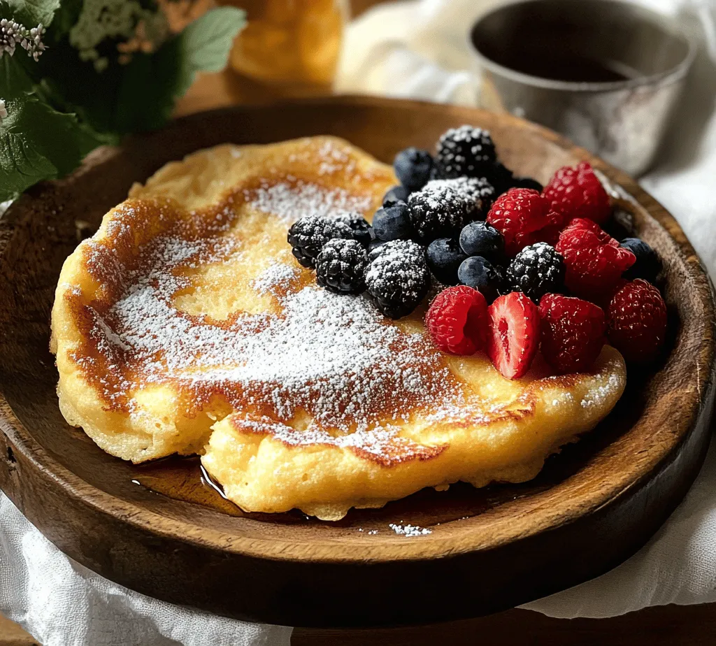 Imagine waking up to a breakfast that feels like a special occasion, even on a regular weekday. Baked German pancakes, known for their unique texture and delightful flavor, provide just that experience. Unlike traditional pancakes that are cooked individually on a griddle, these fluffy German clouds are baked in the oven, creating a light and airy dish that puffs up beautifully, resembling a golden-brown soufflé.