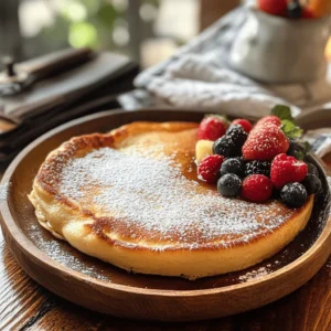Imagine waking up to a breakfast that feels like a special occasion, even on a regular weekday. Baked German pancakes, known for their unique texture and delightful flavor, provide just that experience. Unlike traditional pancakes that are cooked individually on a griddle, these fluffy German clouds are baked in the oven, creating a light and airy dish that puffs up beautifully, resembling a golden-brown soufflé.