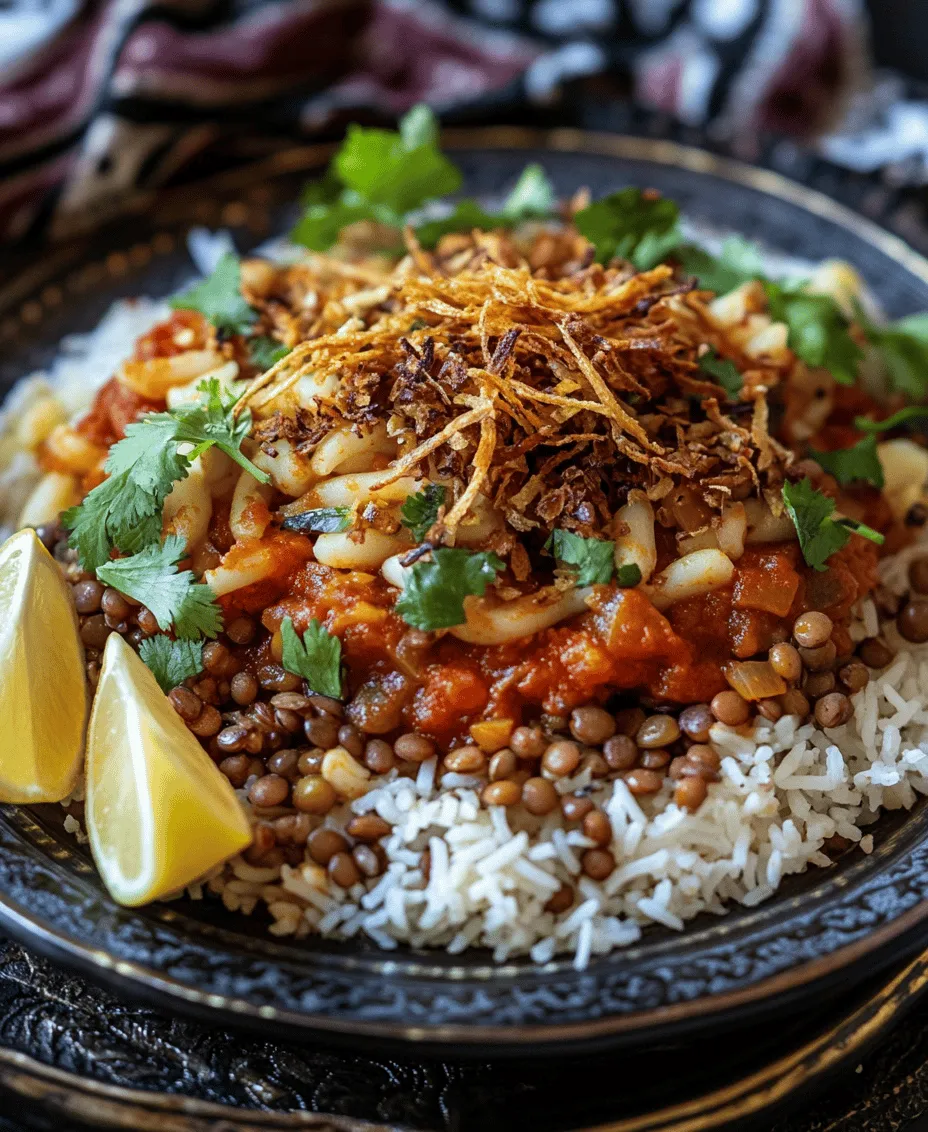 Koshari is more than just a dish; it is a culinary journey that takes you straight to the heart of Egyptian culture. This hearty meal combines lentils, rice, macaroni, and a robust tomato sauce, creating a delightful blend of flavors and textures that satisfies both the palate and the soul. As one of the most popular street foods in Egypt, Koshari has become a staple in households, served not only as a daily meal but also during family gatherings and celebrations. Its comforting nature and rich taste make it a dish that brings people together, highlighting the communal aspect of dining in Egyptian society.
